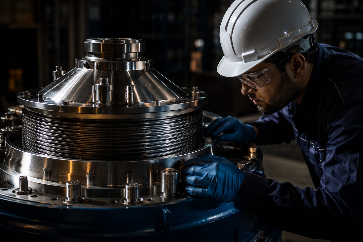 Industrial centrifuge reliability service